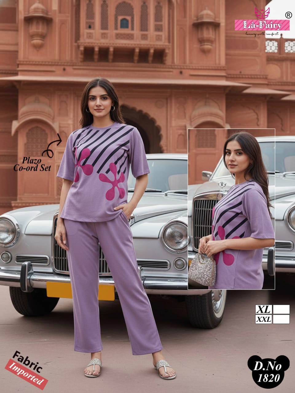 Design 1820 La Fairy Imported Co Ord Set Manufacturer