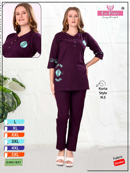 Design 1837 La Fairy Sinker Co Ord Set Supplier Gujarat