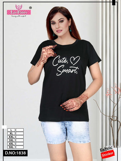 Design 1838 La Fairy Sinker Women Tshirt Manufacturer Ahmedabad