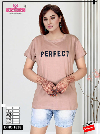 Design 1838 La Fairy Sinker Women Tshirt Manufacturer Ahmedabad
