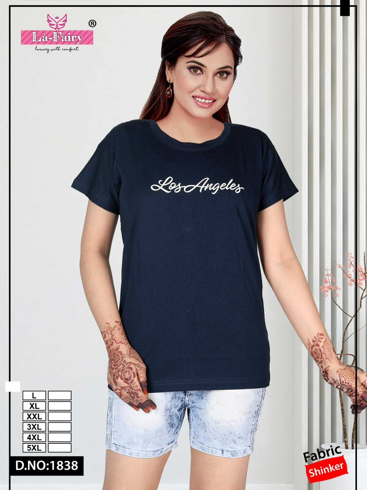 Design 1838 La Fairy Sinker Women Tshirt Manufacturer Ahmedabad