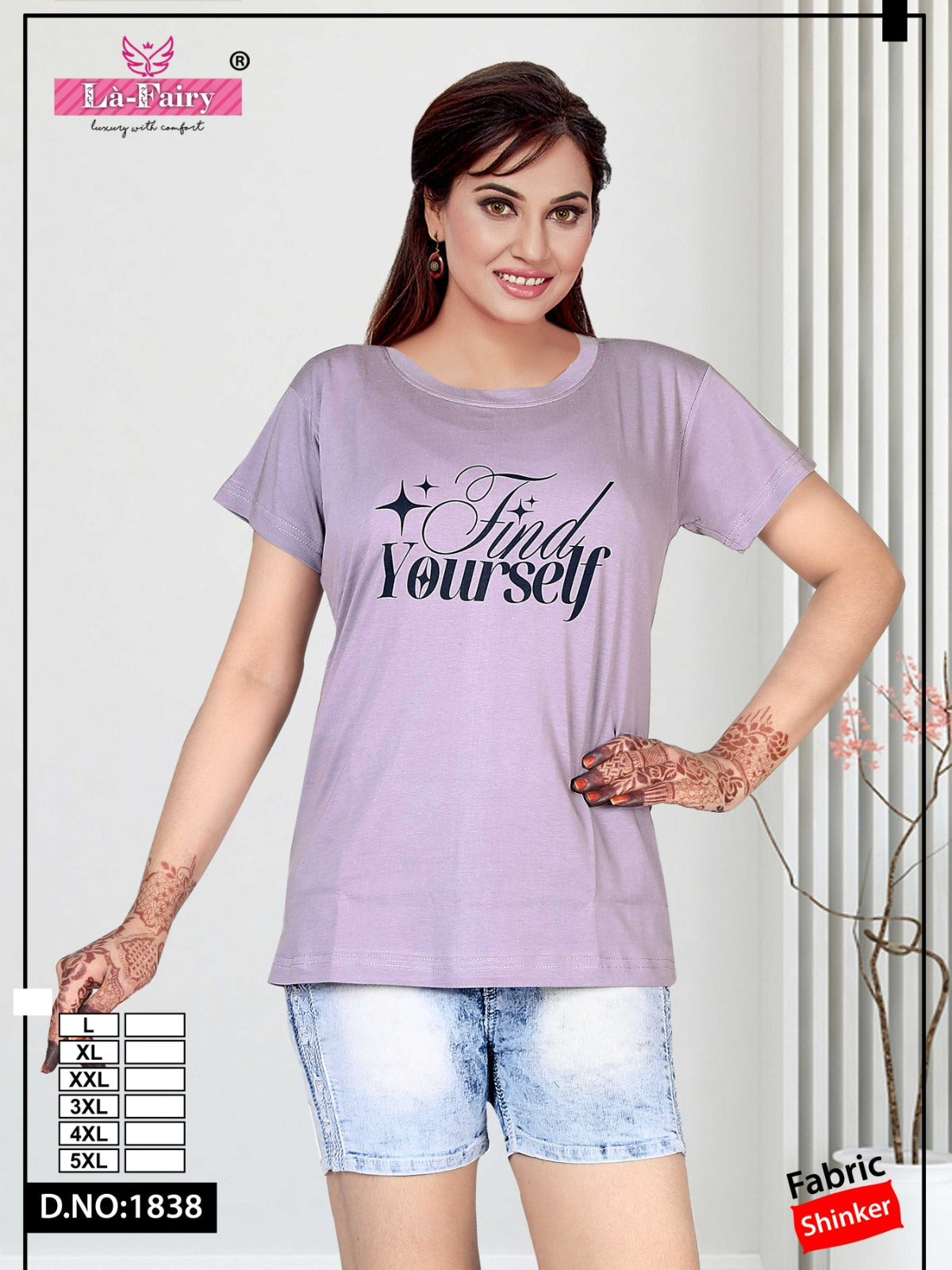 Design 1838 La Fairy Sinker Women Tshirt Manufacturer Ahmedabad