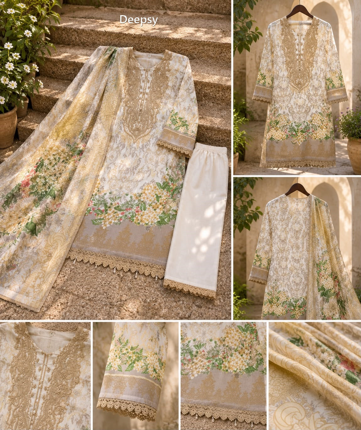 Design 1892 Deepsy Cotton Pakistani Readymade Suits Exporter India