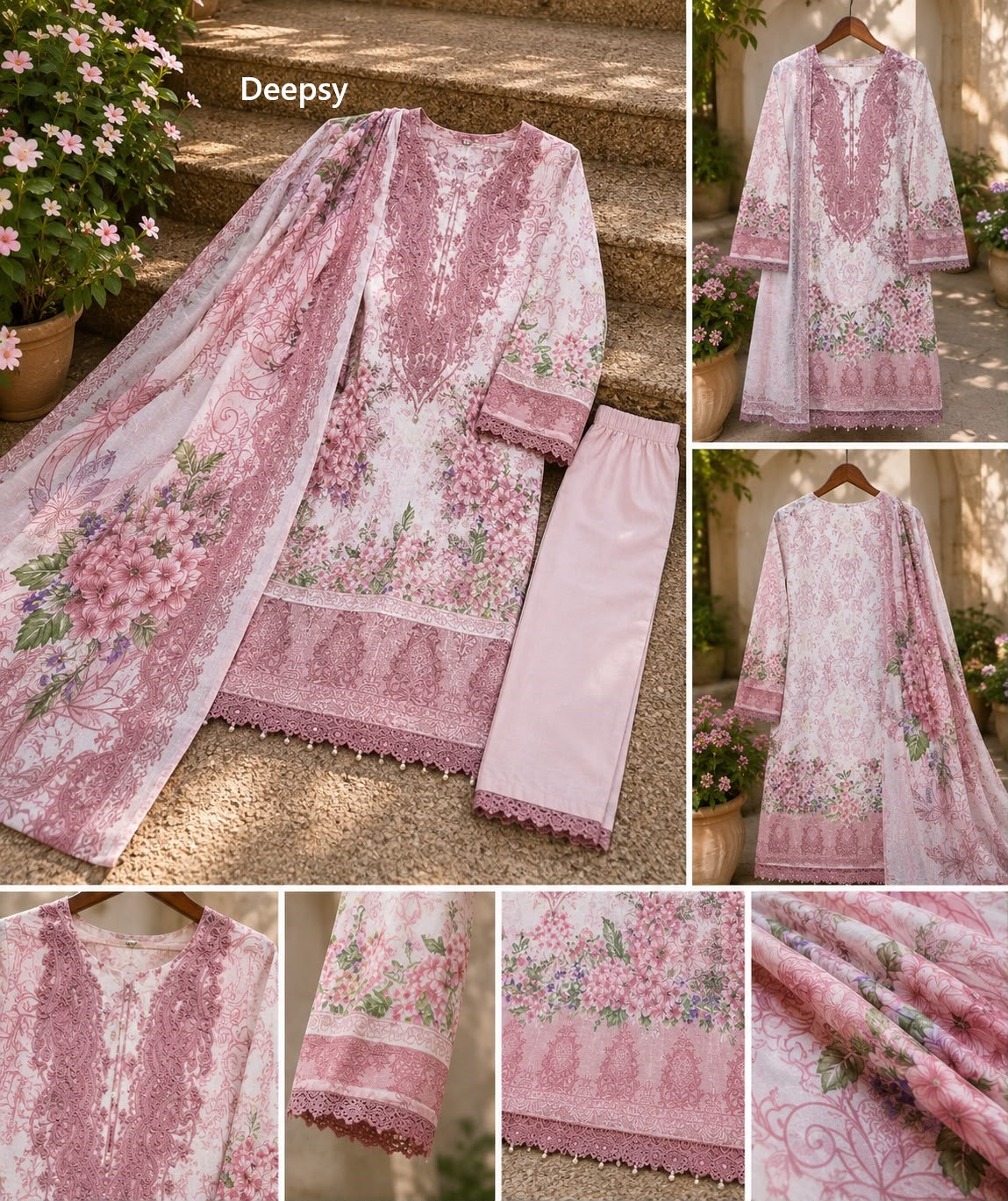 Design 1892 Deepsy Cotton Pakistani Readymade Suits Exporter India