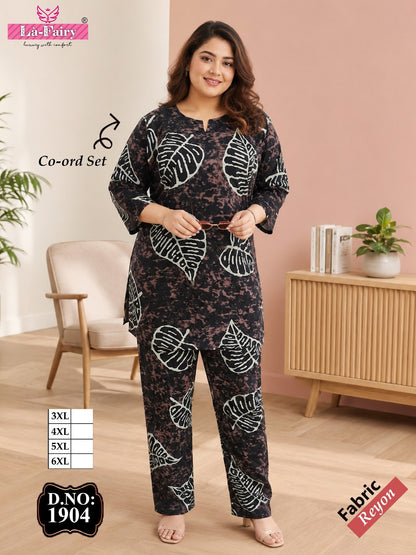 Design 1904 La Fairy Rayon 22Kg Co Ord Set Manufacturer