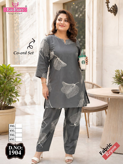 Design 1904 La Fairy Rayon 22Kg Co Ord Set Manufacturer