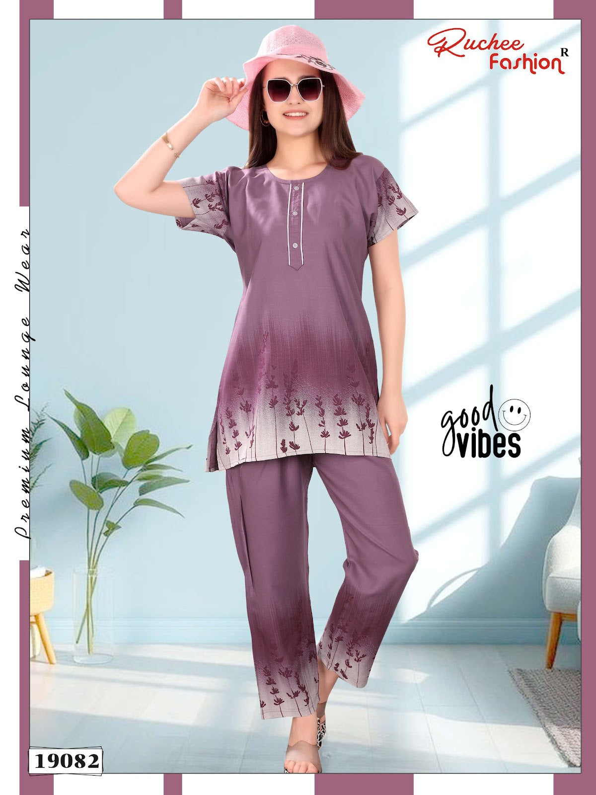 Design 19078-19085 Ruchee Fashion Rayon Co Ord Set Wholesale