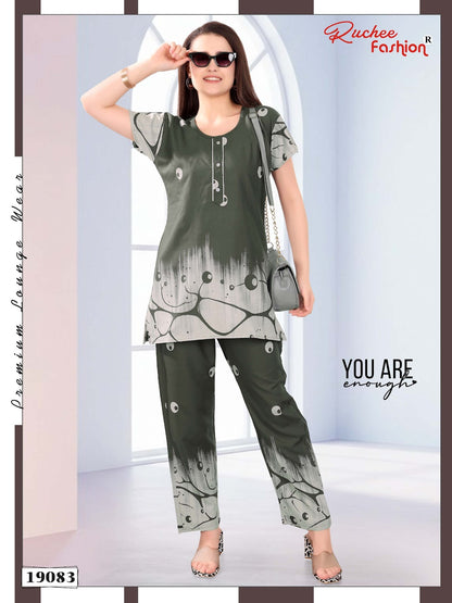 Design 19078-19085 Ruchee Fashion Rayon Co Ord Set Wholesale