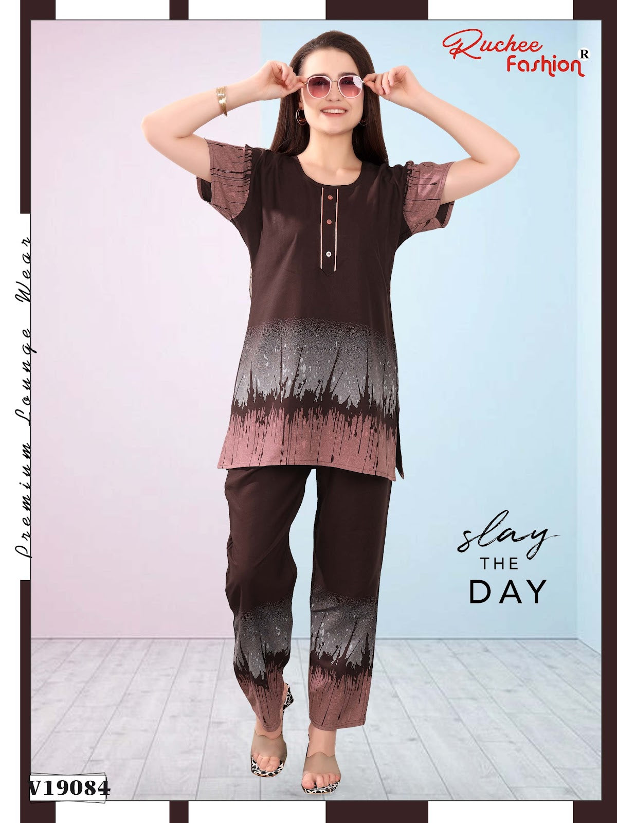 Design 19078-19085 Ruchee Fashion Rayon Co Ord Set Wholesale