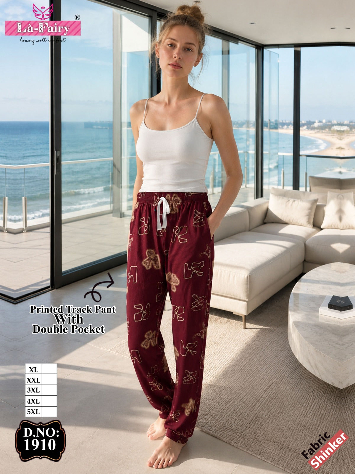 Design 1910 La Fairy Sinker Women Track Pants Wholesale Price