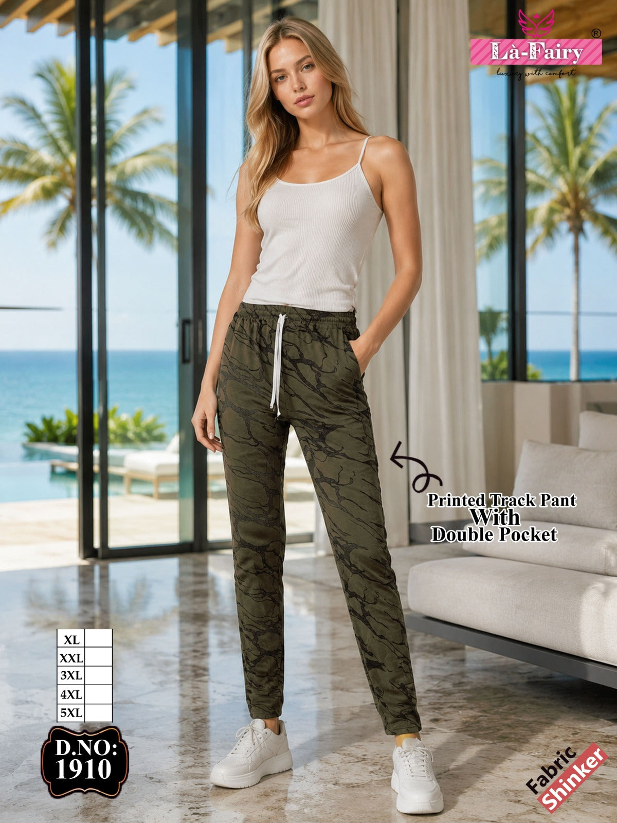 Design 1910 La Fairy Sinker Women Track Pants Wholesale Price