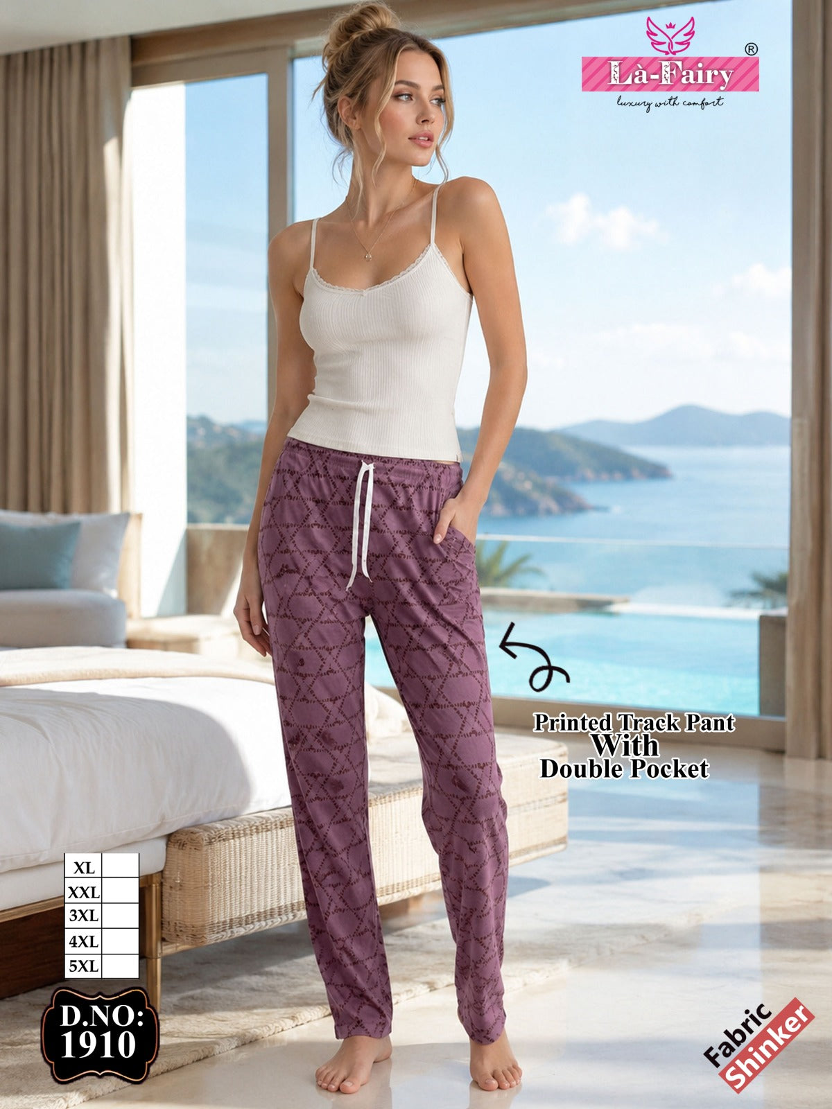 Design 1910 La Fairy Sinker Women Track Pants Wholesale Price