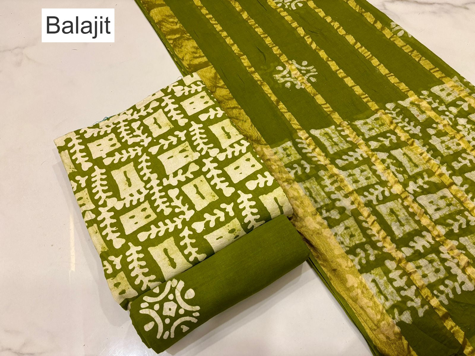 Design 191125 Balajit Cotton Dress Material Wholesale