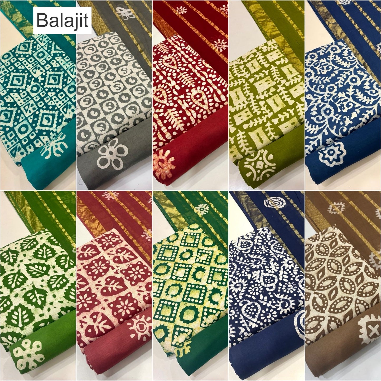 Design 191125 Balajit Cotton Dress Material Wholesale