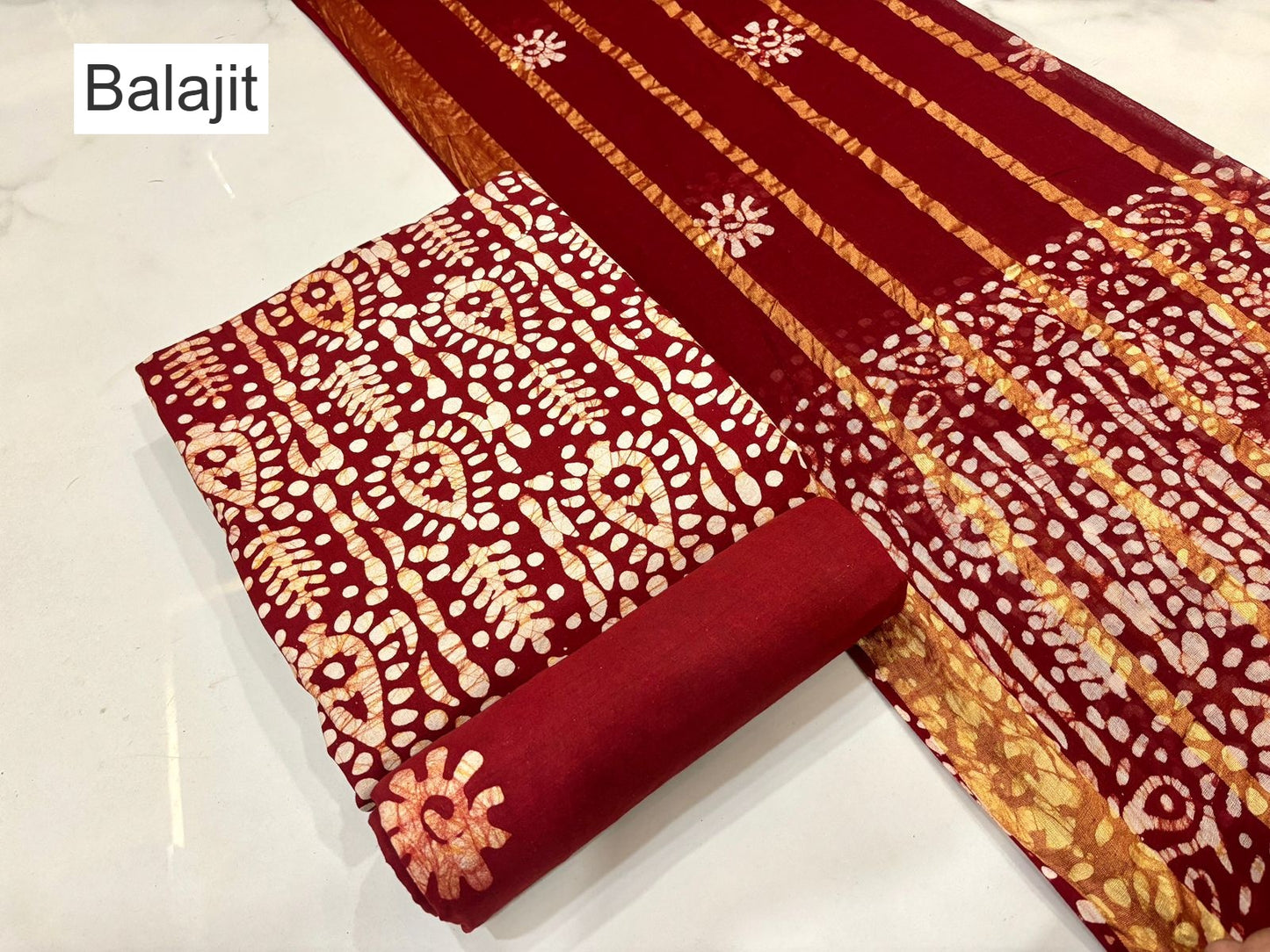 Design 191125 Balajit Cotton Dress Material Wholesale