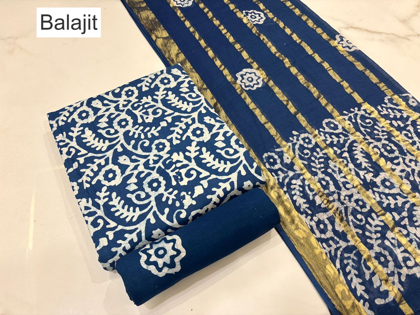 Design 191125 Balajit Cotton Dress Material Wholesale