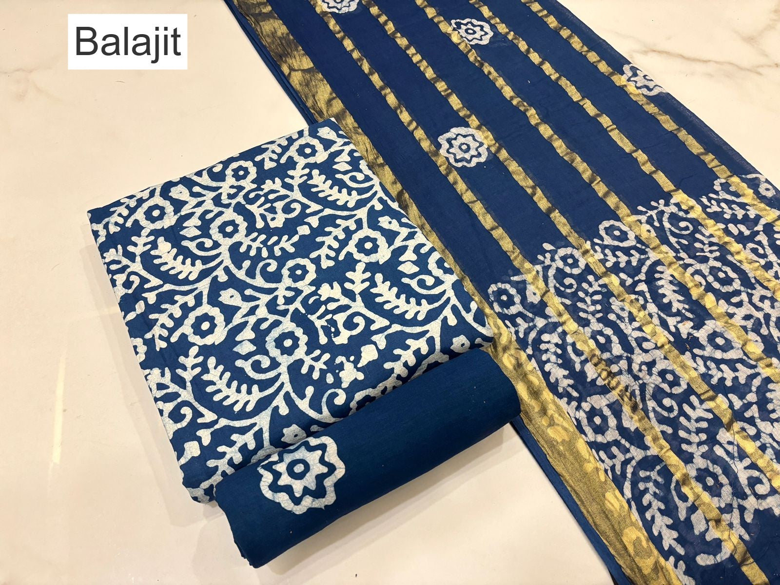 Design 191125 Balajit Cotton Dress Material Wholesale