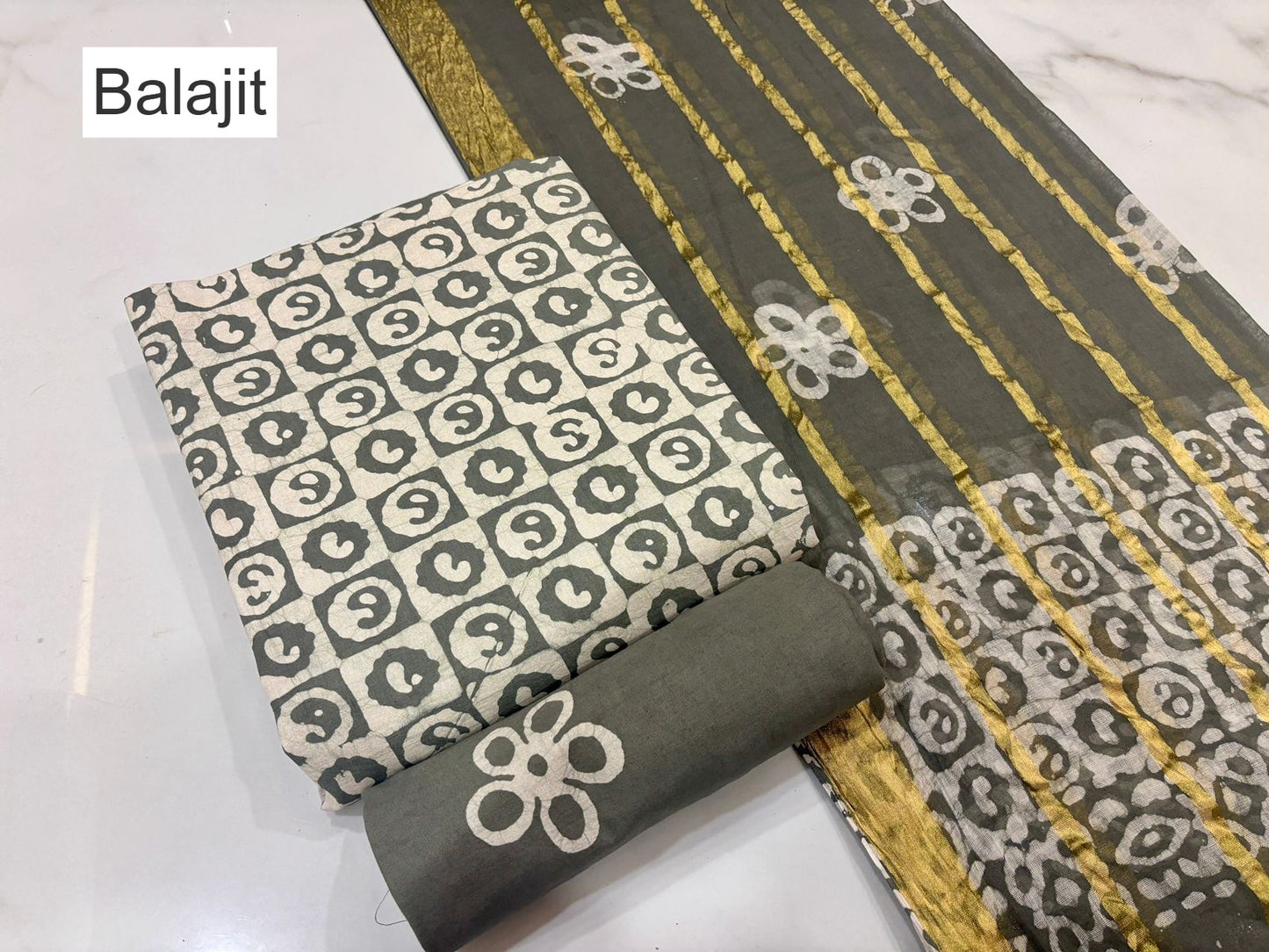 Design 191125 Balajit Cotton Dress Material Wholesale