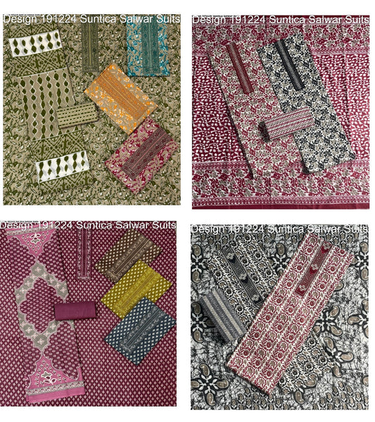 Design 191224 Suntica Cambric Salwar Suits Exporter