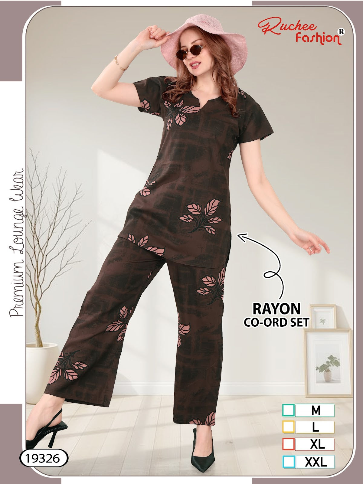 Design 19326-19333 Ruchee Fashion Rayon Co Ord Set Manufacturer Ahmedabad
