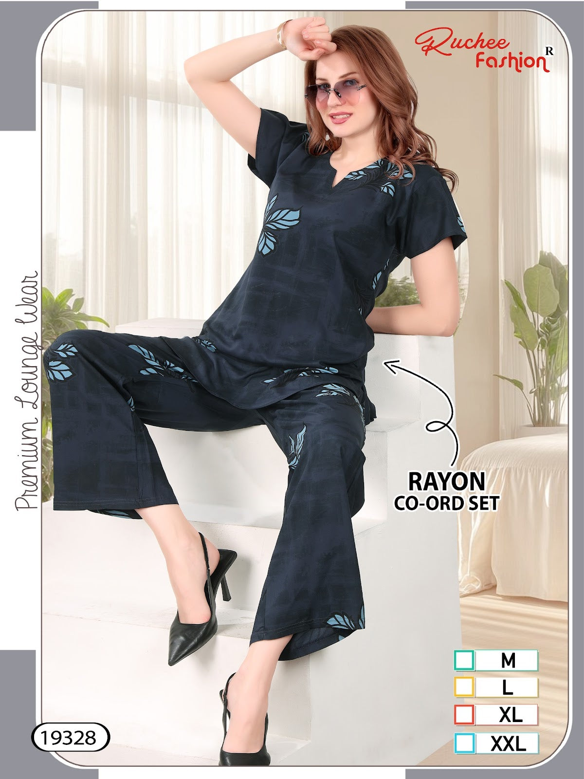 Design 19326-19333 Ruchee Fashion Rayon Co Ord Set Manufacturer Ahmedabad