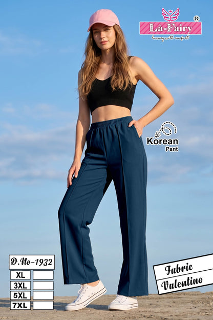 Design 1932 Korean La Fairy Valentino Women Pants Wholesaler Gujarat