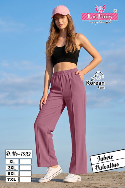 Design 1932 Korean La Fairy Valentino Women Pants Wholesaler Gujarat