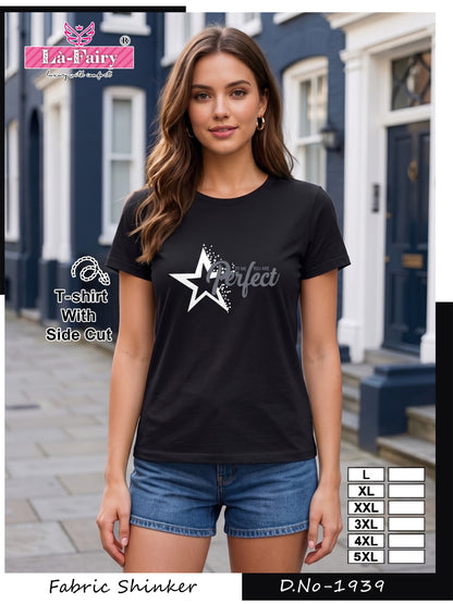 Design 1939 La Fairy Sinker Women Tshirt Exporter Gujarat