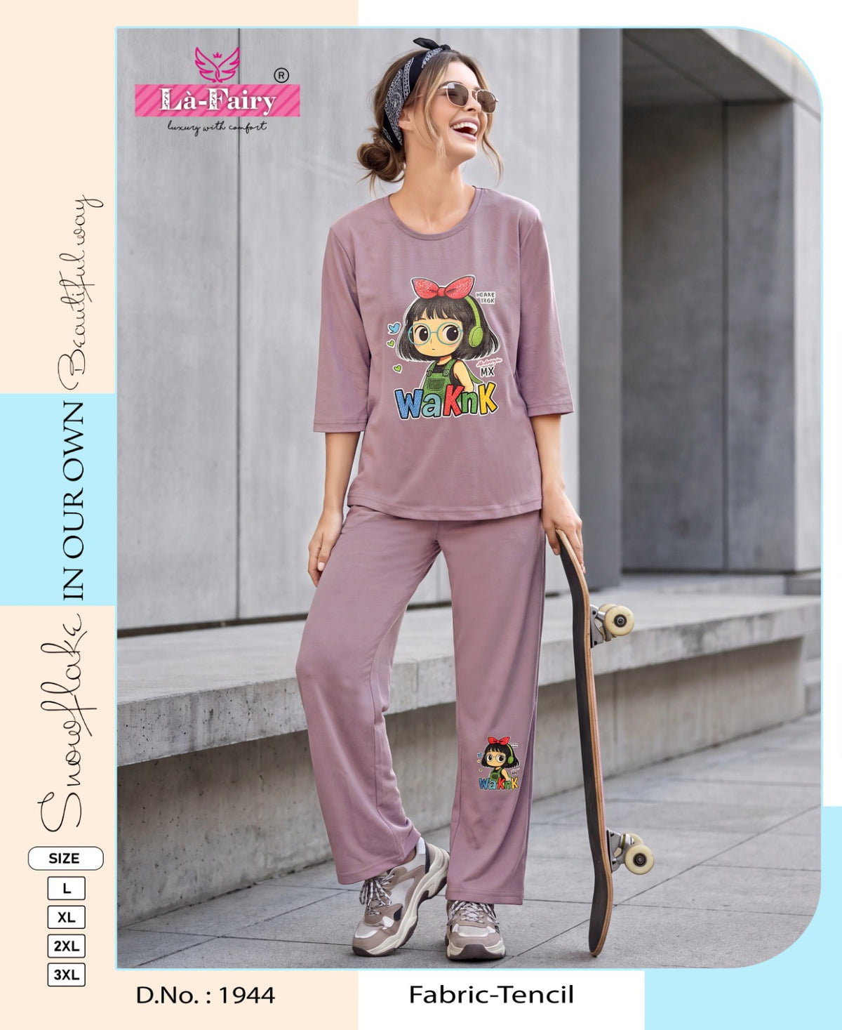 Design 1944 La Fairy Tencil Co Ord Set Wholesaler