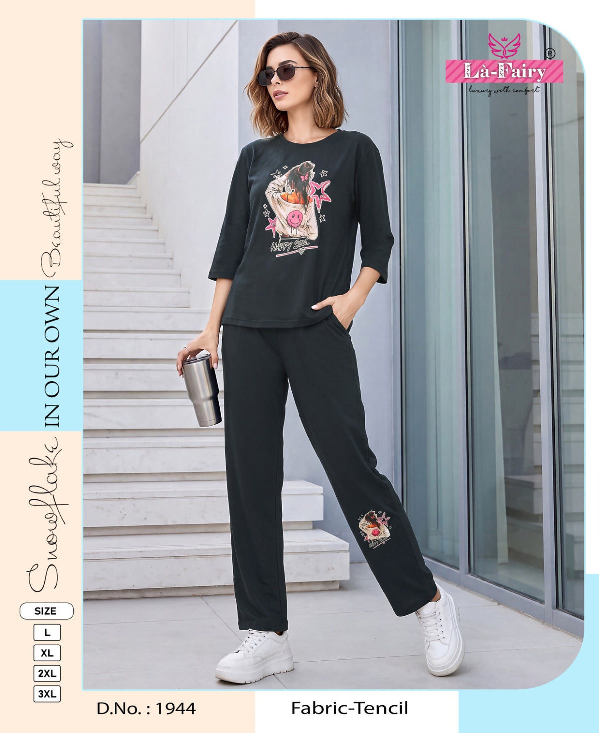Design 1944 La Fairy Tencil Co Ord Set Wholesaler