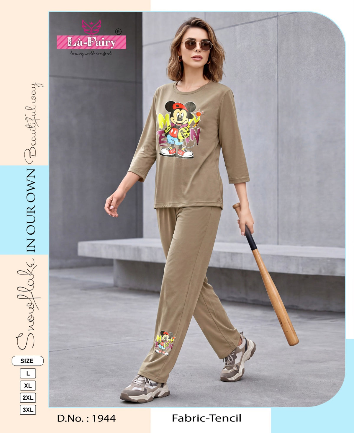 Design 1944 La Fairy Tencil Co Ord Set Wholesaler