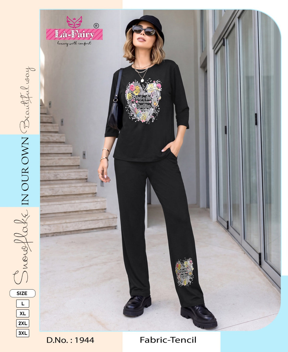 Design 1944 La Fairy Tencil Co Ord Set Wholesaler