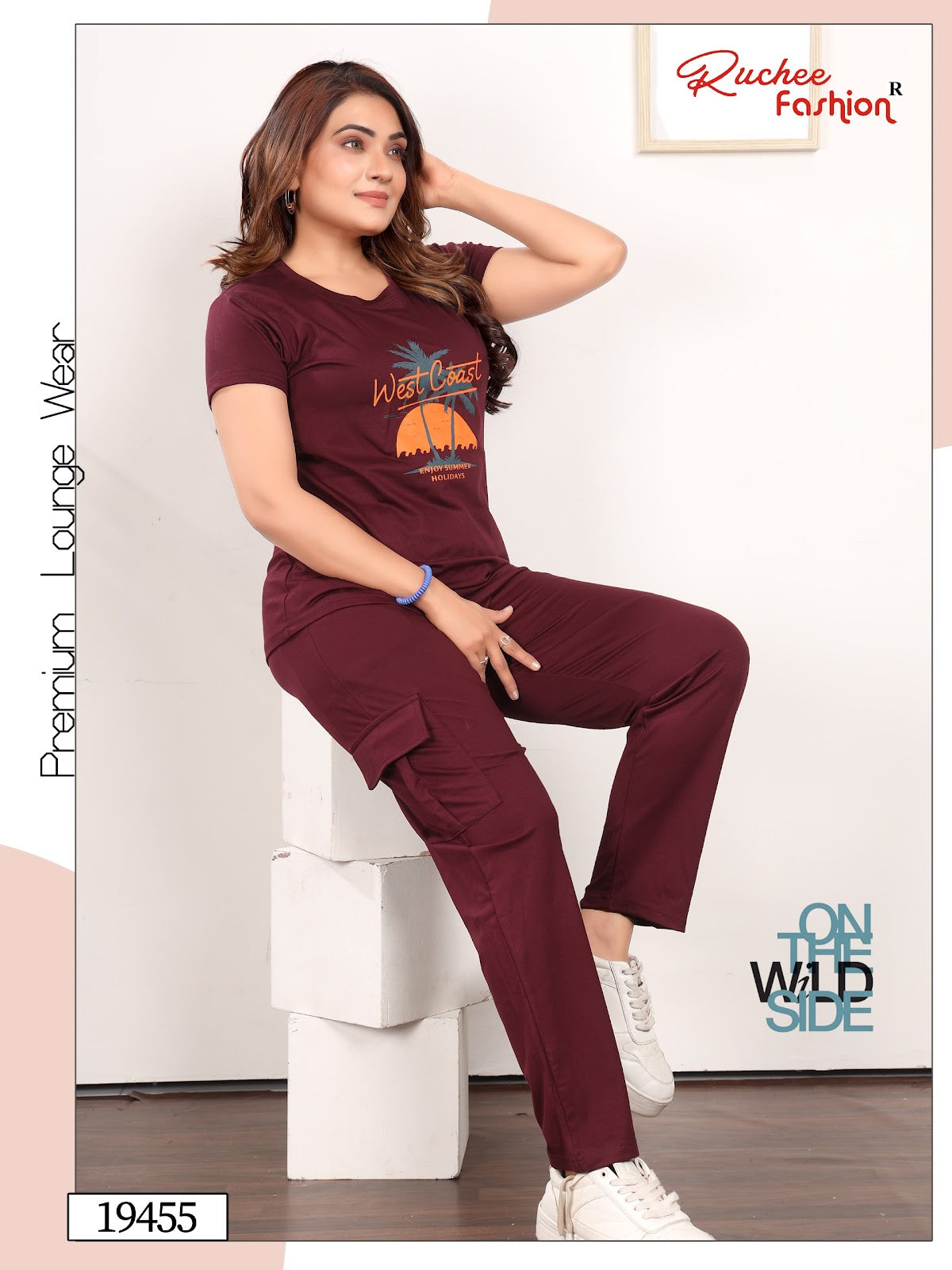 Design 19451-19460 Cargo Ruchee Fashion Tencil Pyjama Night Suits Wholesaler Ahmedabad