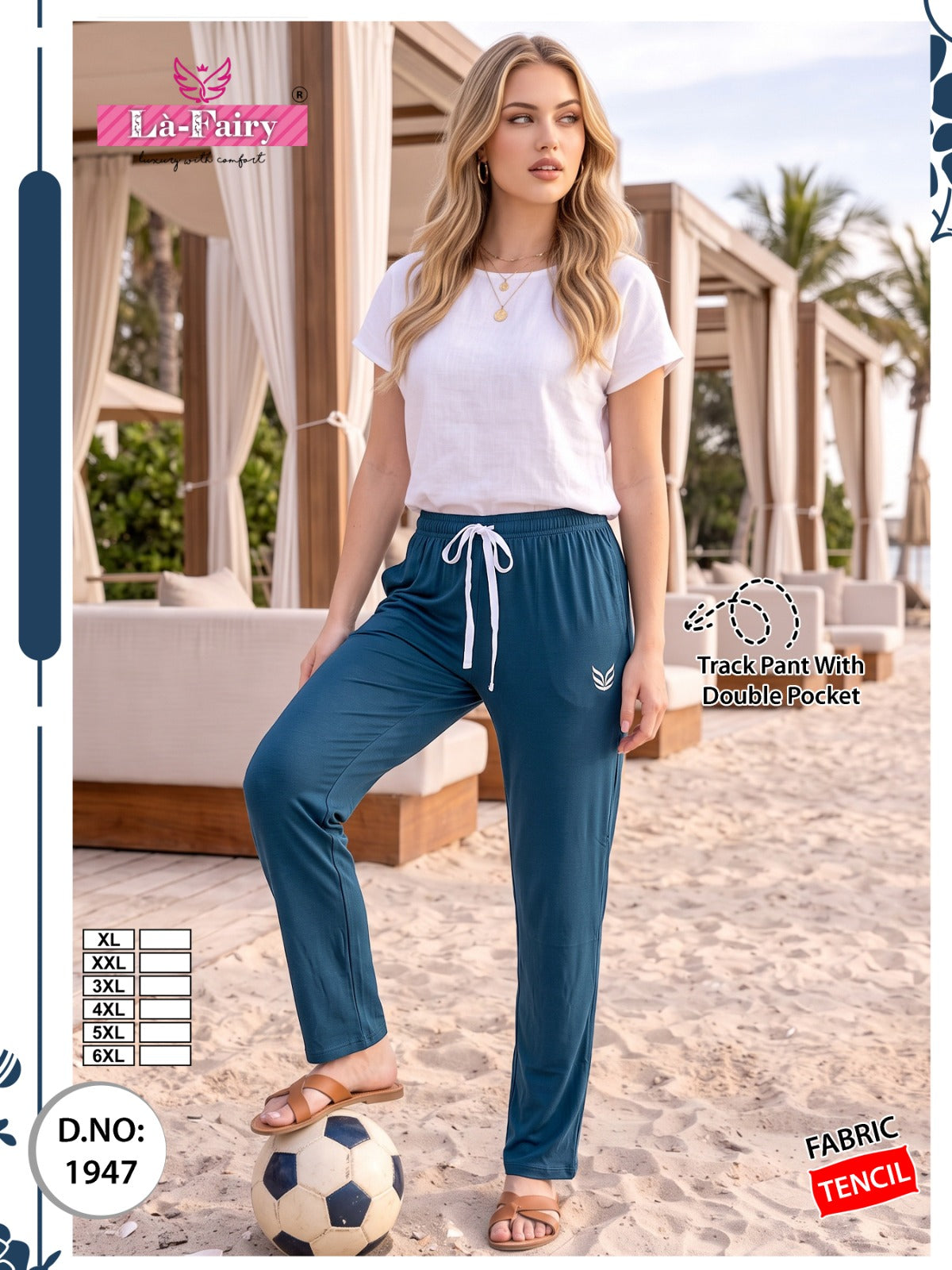 Design 1947 La Fairy Tencil Women Track Pants Exporter Ahmedabad