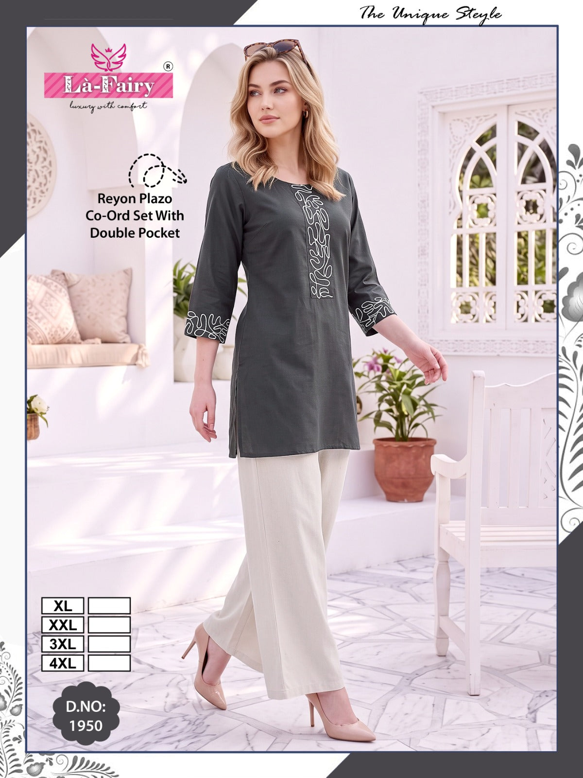 Design 1950 La Fairy Reyon Co Ord Set Manufacturer