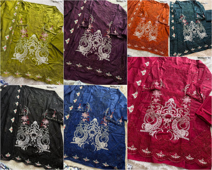 Design 1956 Adefghi Mehboob Tex Cambric Cotton Pakistani Salwar Suits Manufacturer