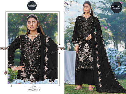 Design 1956 Adefghi Mehboob Tex Cambric Cotton Pakistani Salwar Suits Manufacturer