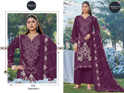 Design 1956 Adefghi Mehboob Tex Cambric Cotton Pakistani Salwar Suits Manufacturer