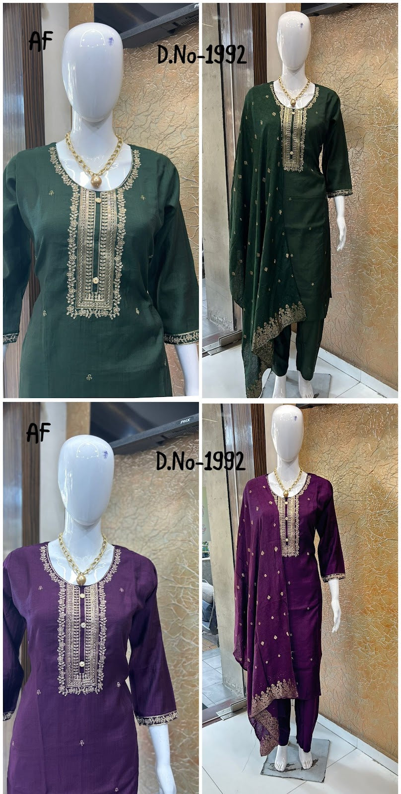 Design 1992 Aff Readymade Pant Style Suits Exporter Ahmedabad