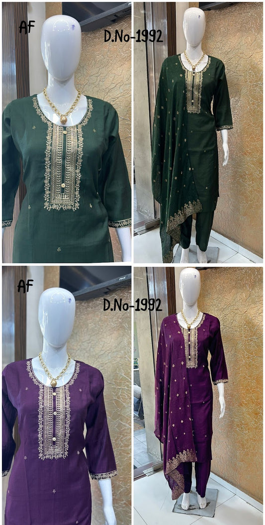 Design 1992 Aff Readymade Pant Style Suits Exporter Ahmedabad