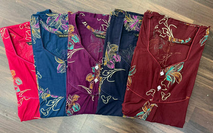 Design 1 Adit Rajwadi Night Gowns Wholesaler India
