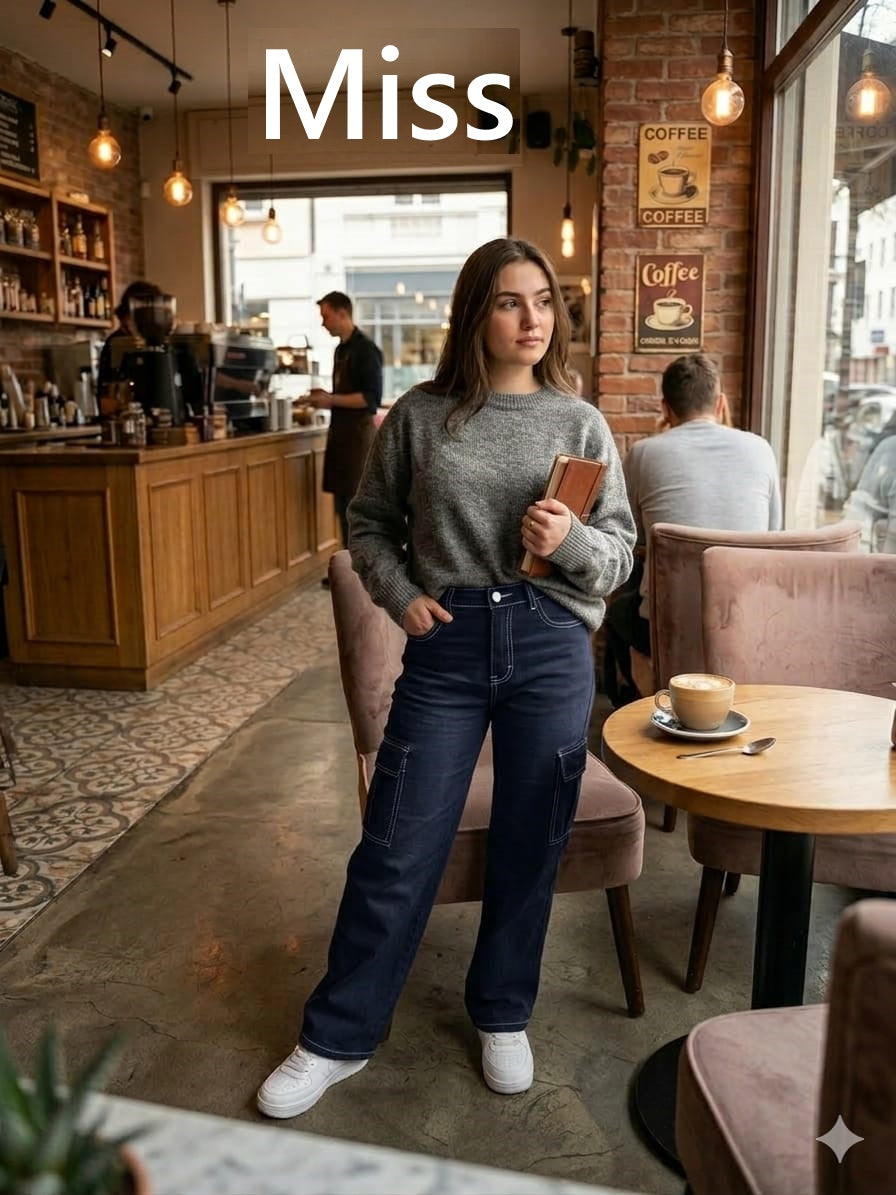 Design 1 Miss Cotton Women Cargo Pants Supplier