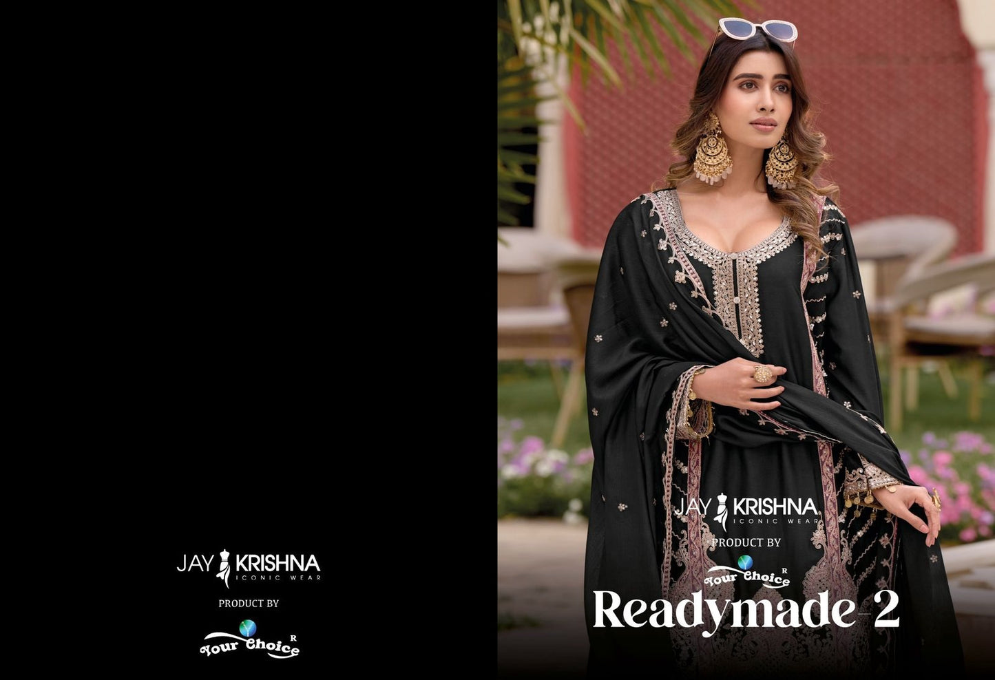 Design 2001-2003 Jay Krishna Chinon Readymade Sharara Suits Supplier India