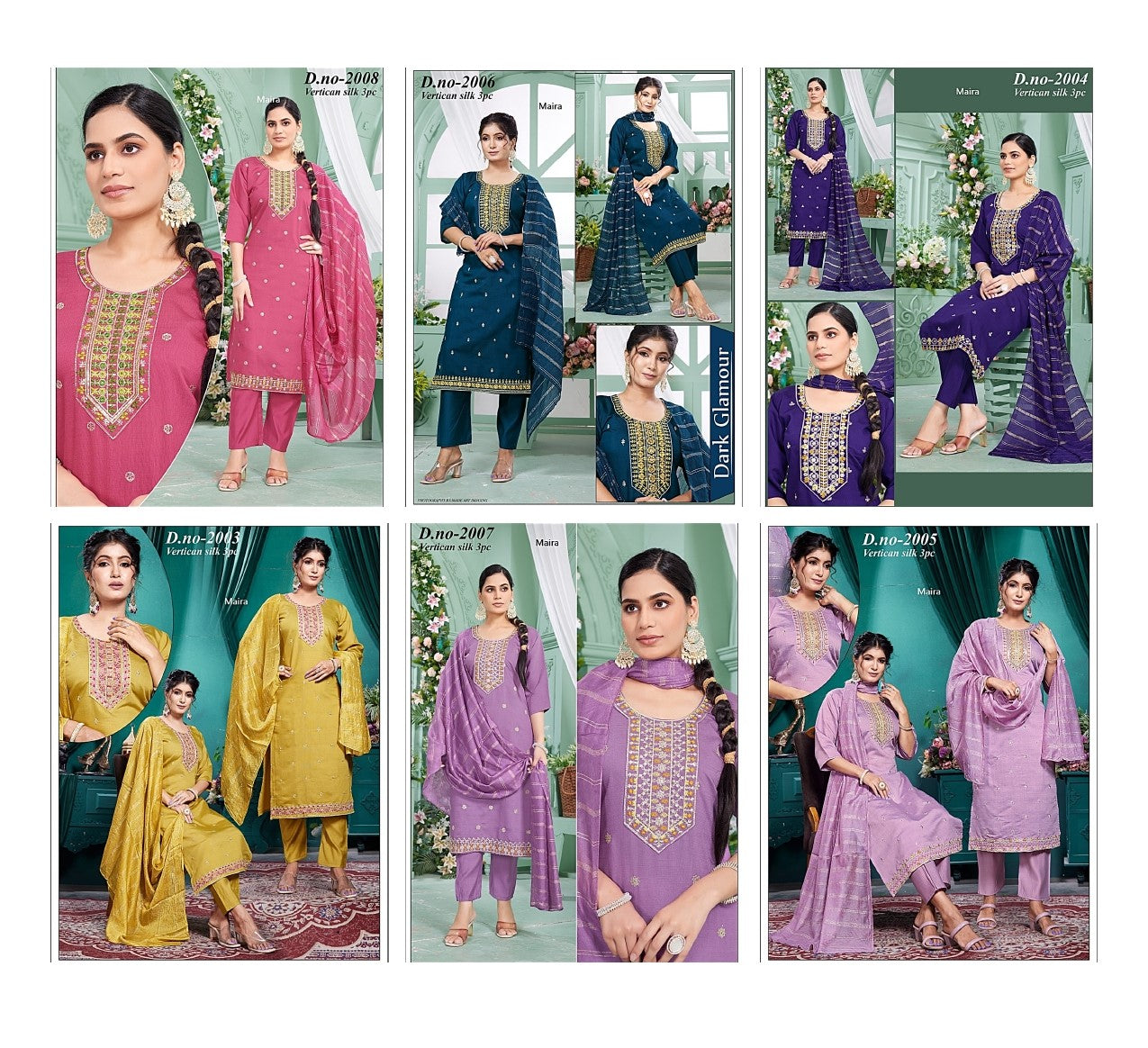 Design 2003-2008 Maira Vetican Readymade Pant Style Suits Supplier