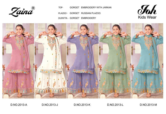 Design 2013 Zaina Georgette Girls Pakistani Readymade Suit Supplier India