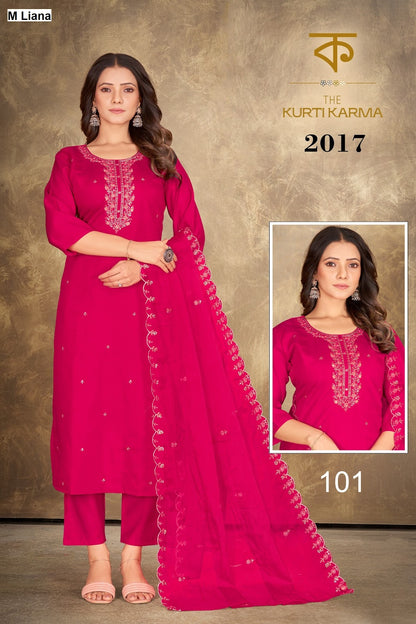 Design 2017 M Liana Roman Readymade Pant Style Suits Wholesale Rate