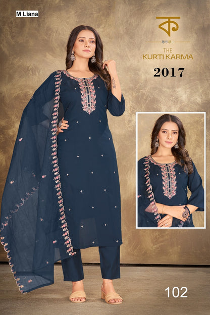 Design 2017 M Liana Roman Readymade Pant Style Suits Wholesale Rate