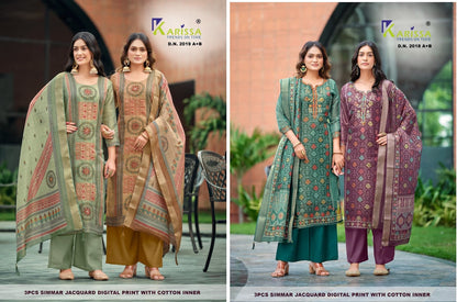 Design 2018-2019 Ab Karissa Simmer Readymade Plazzo Style Suits Supplier