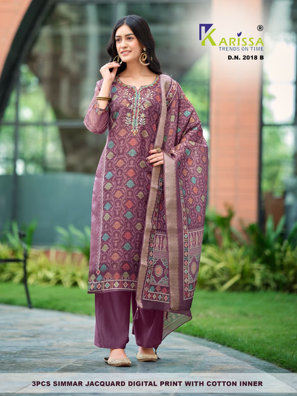 Design 2018-2019 Ab Karissa Simmer Readymade Plazzo Style Suits Supplier