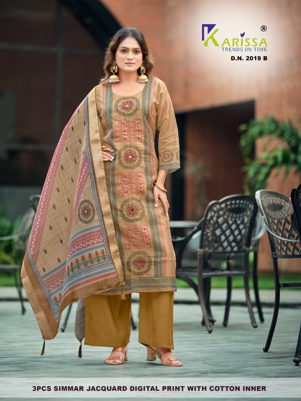 Design 2018-2019 Ab Karissa Simmer Readymade Plazzo Style Suits Supplier